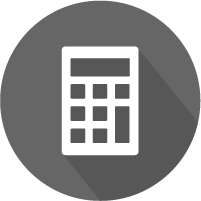 Grey Calculator Icon